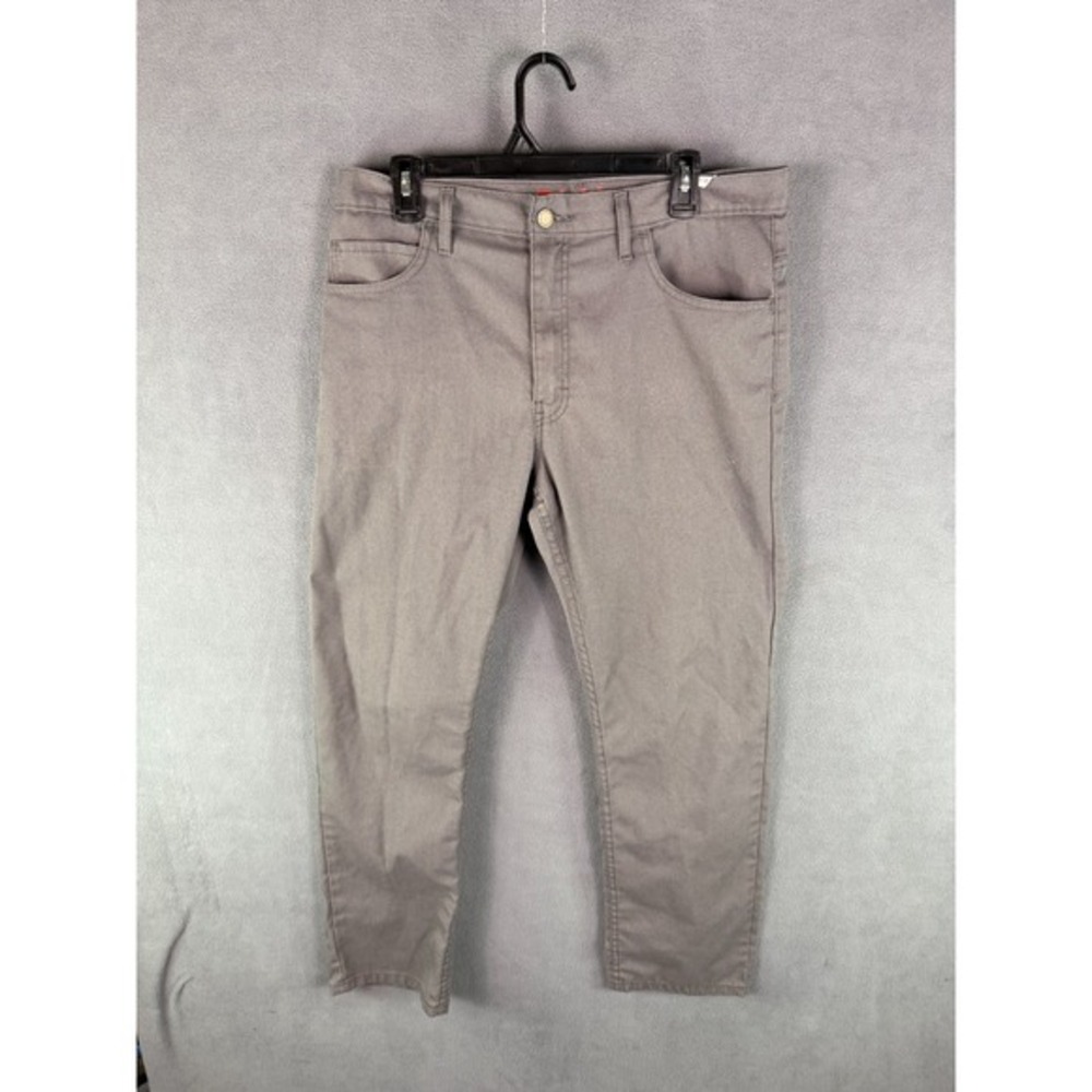 Dickies Mens Pants 34x30‎ Flexible Skater Casual Chino Workwear Light Gray